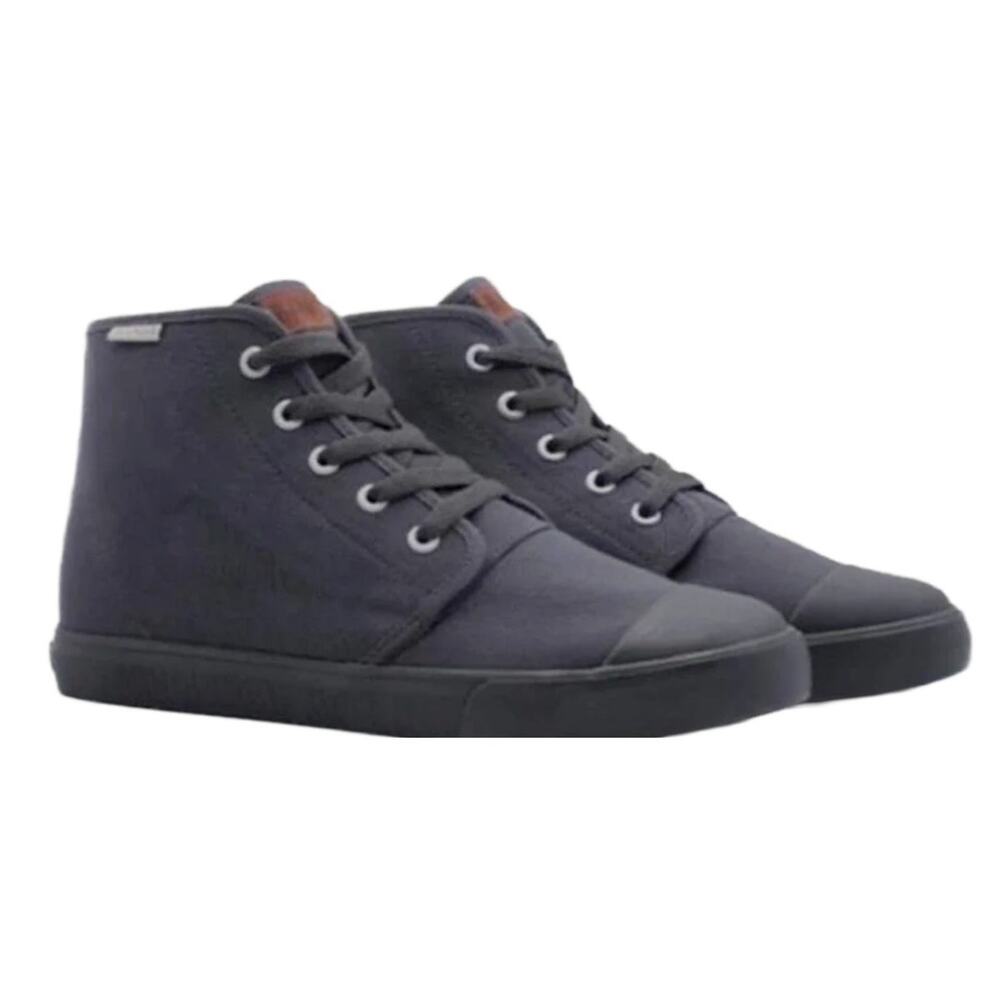 Bangs Discontinued Stonehenge Gray Canvas Outdoorsy Boho High Top Sneaker Shoes